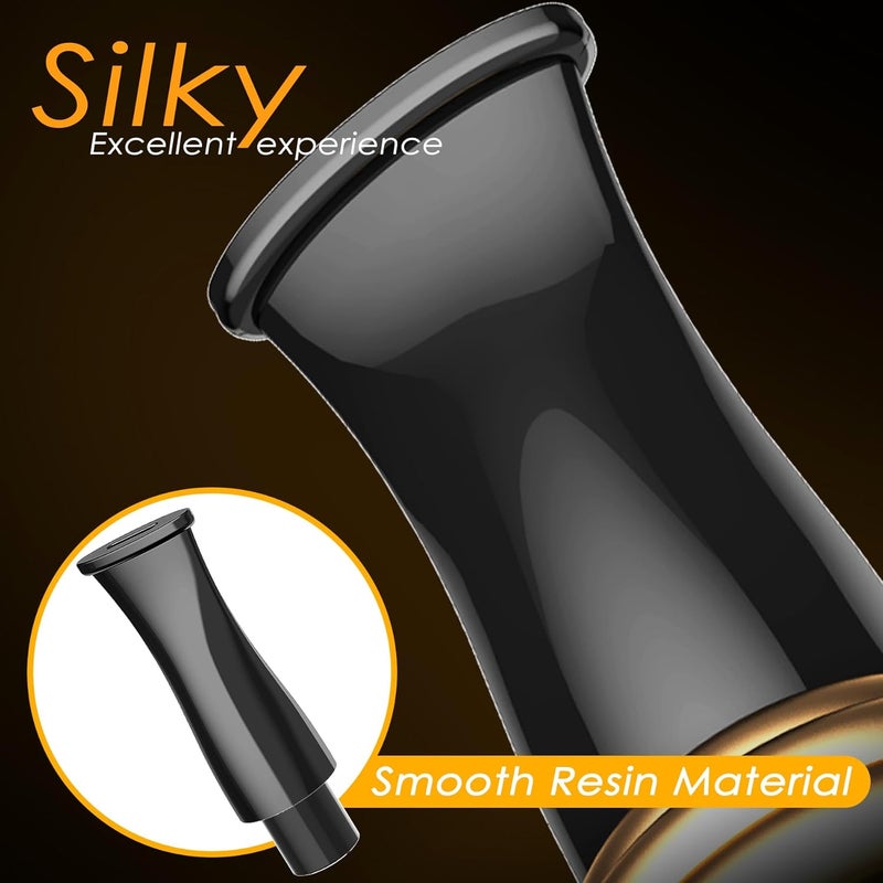 eddyrise Exquisite Metal Cigar Mouthpiece Gift Set, Elegant, Universal Fit for 36-58 Ring Gauge, Heat-Resistant and Debris-Free Draw, Precision Crafted for a Luxurious Smoking Experience Gold - Image 5